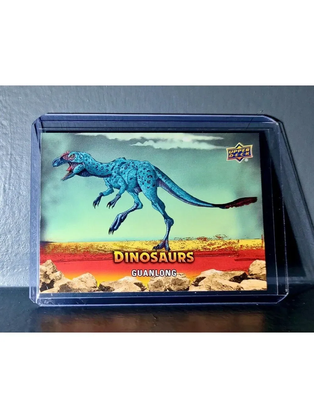 2015 Upper Deck Dinosaurs Guanlong Extinction Red Parallel #67 Card